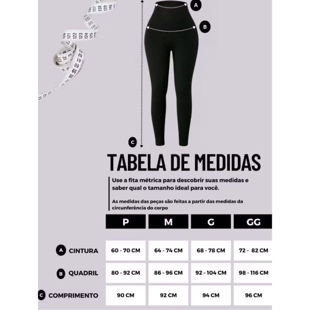 Calça Legging Waist Lift Suplex Feminina