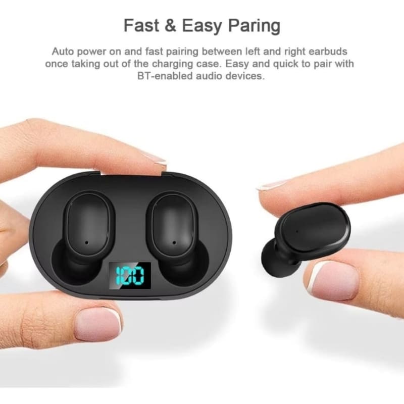 Fone de Ouvido E6s Bluetooth  (sem fio)