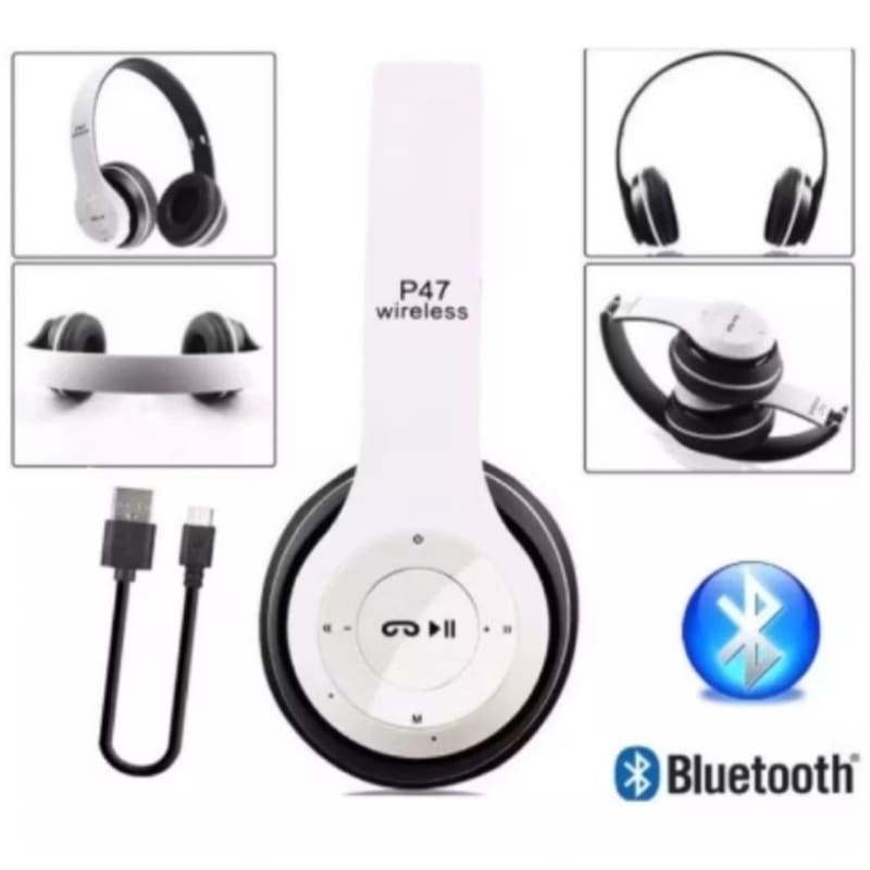 Fone de Ouvido P47 5.0 Bluetooth (sem fio)