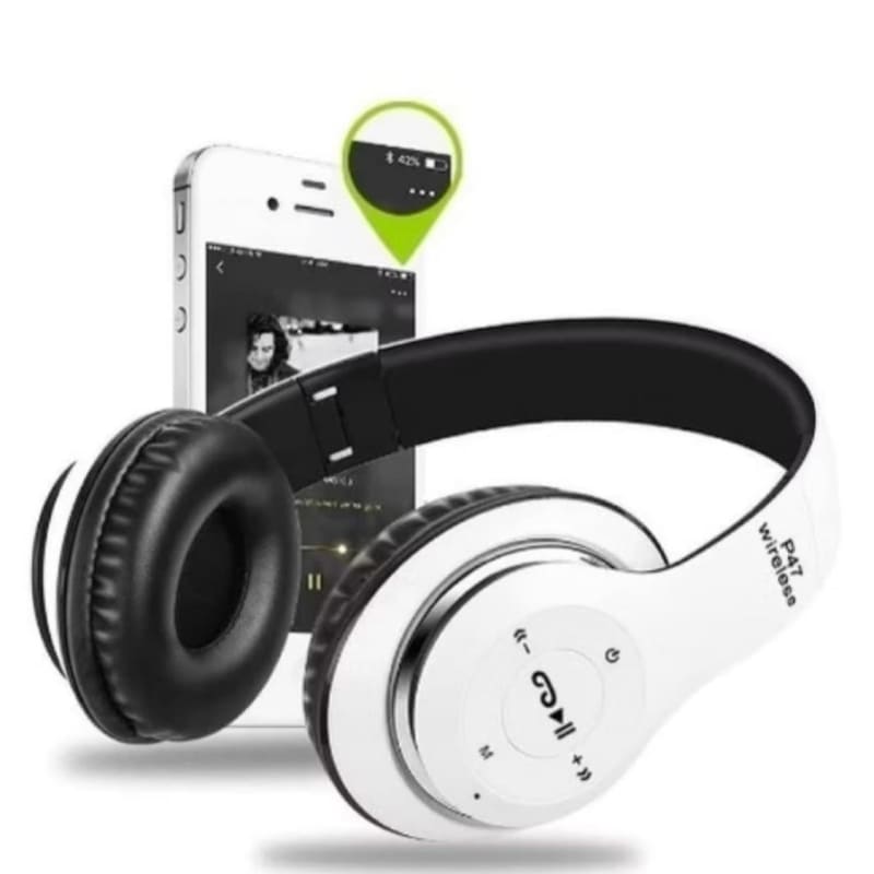 Fone de Ouvido P47 5.0 Bluetooth (sem fio)