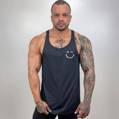 Regata Masculina Algodão Cavada