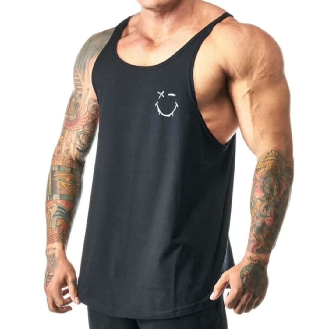 Regata Masculina Algodão Cavada