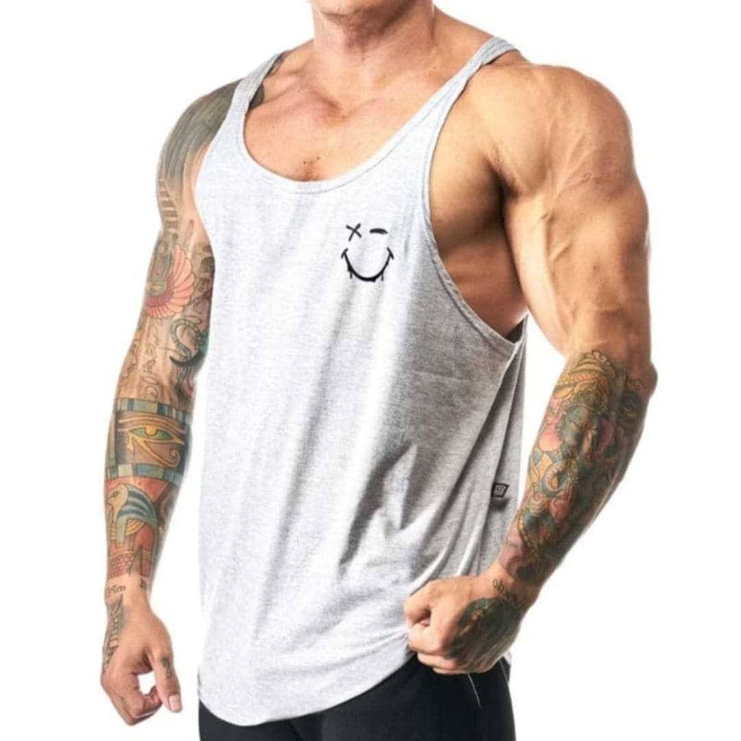 Regata Masculina Algodão Cavada