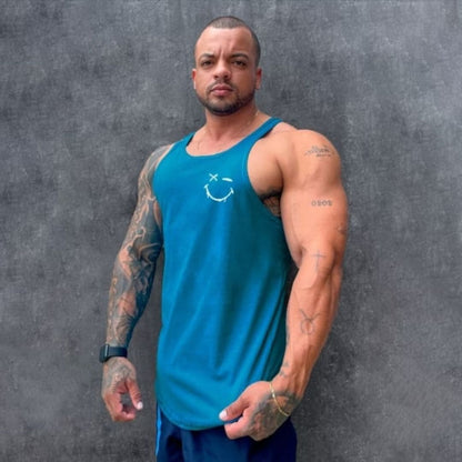 Regata Masculina Algodão Cavada