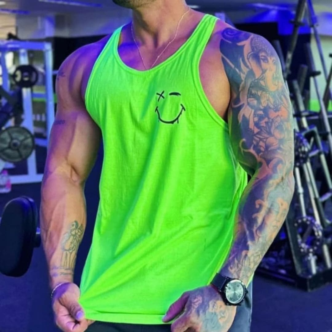 Regata Masculina Algodão Cavada