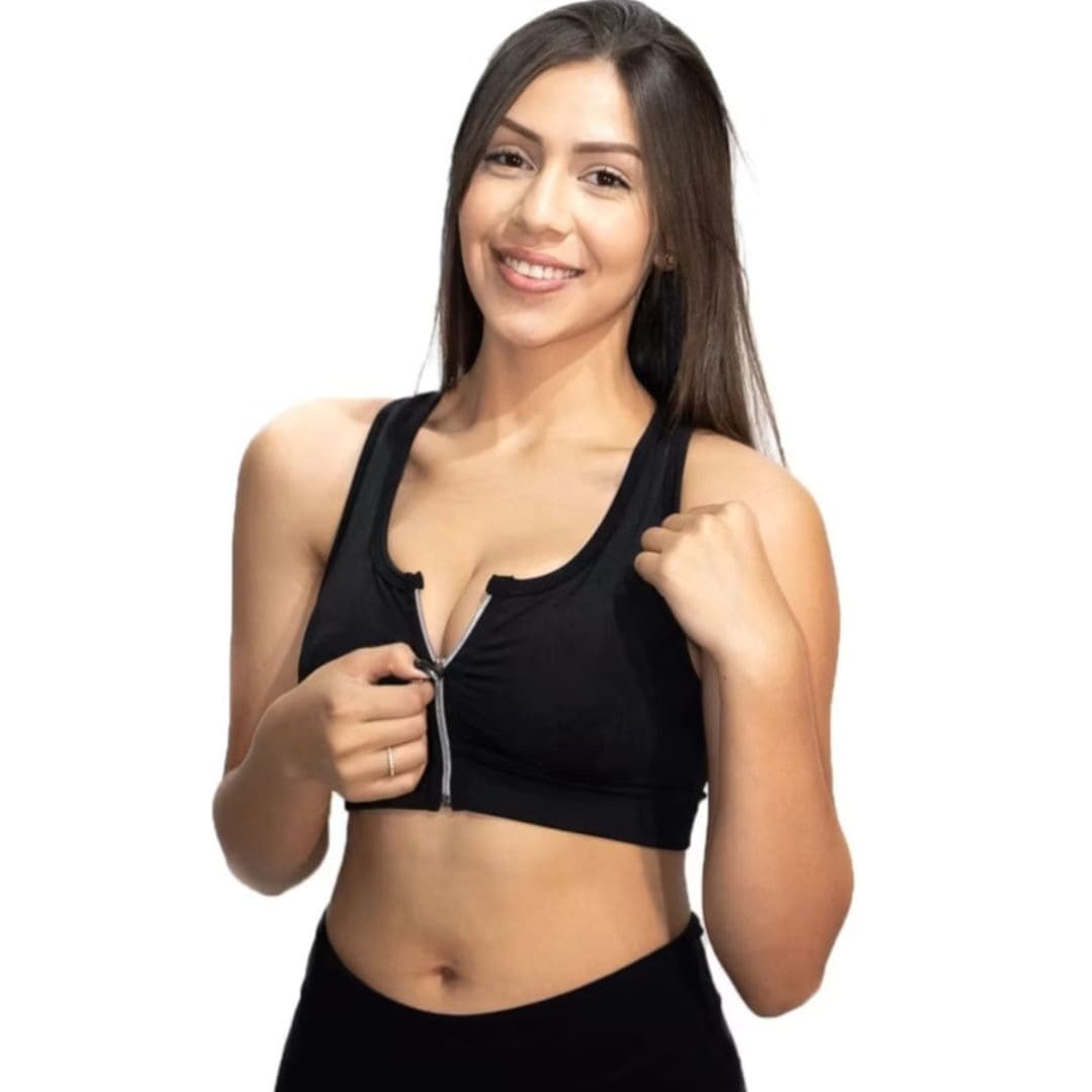 Top Nadador AeroZip Feminino