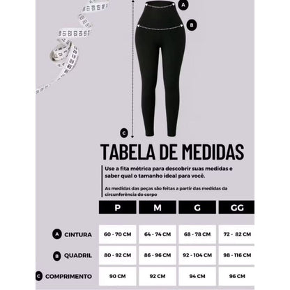 Calça Legging Waist Lift Suplex Feminina