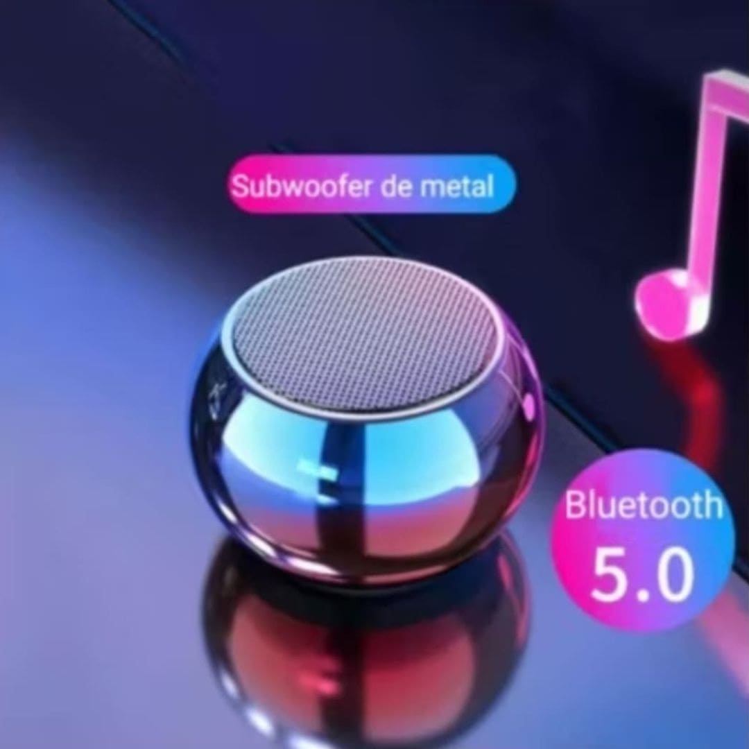 Mini Caixa de Som Portátil 3W Bluetooth 5.0