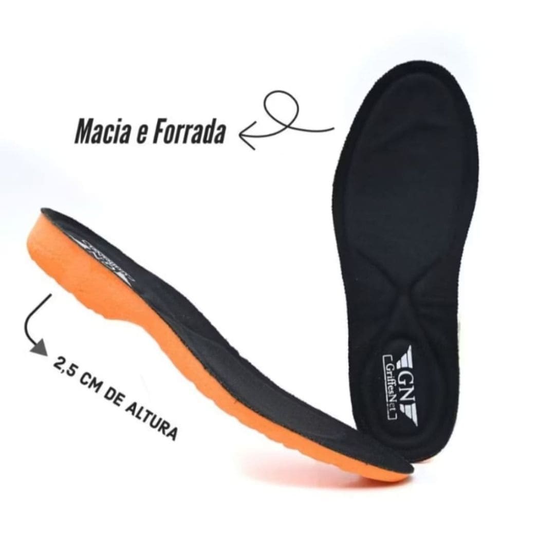 Kit 3 Pares Palmilhas Ortopédica em Gel P.U