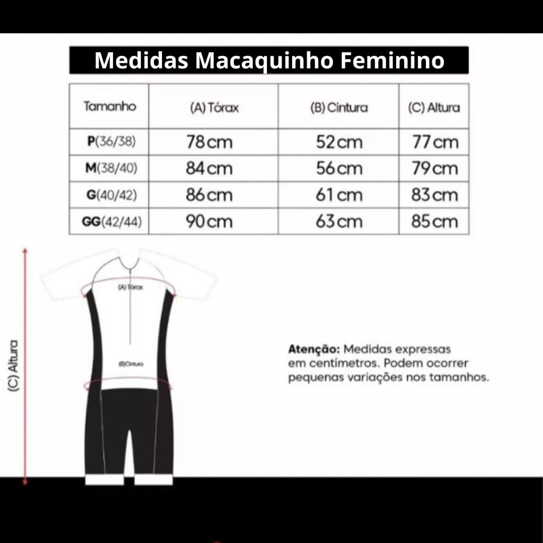 Macaquinho Cyclo Way Feminino