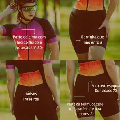 Macaquinho Cyclo Way Feminino