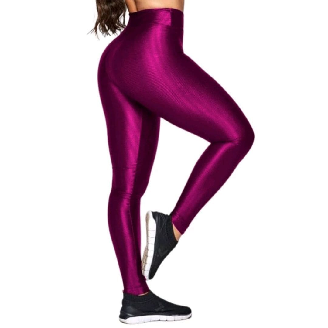 Calça Legging Poliamida Cintura Alta