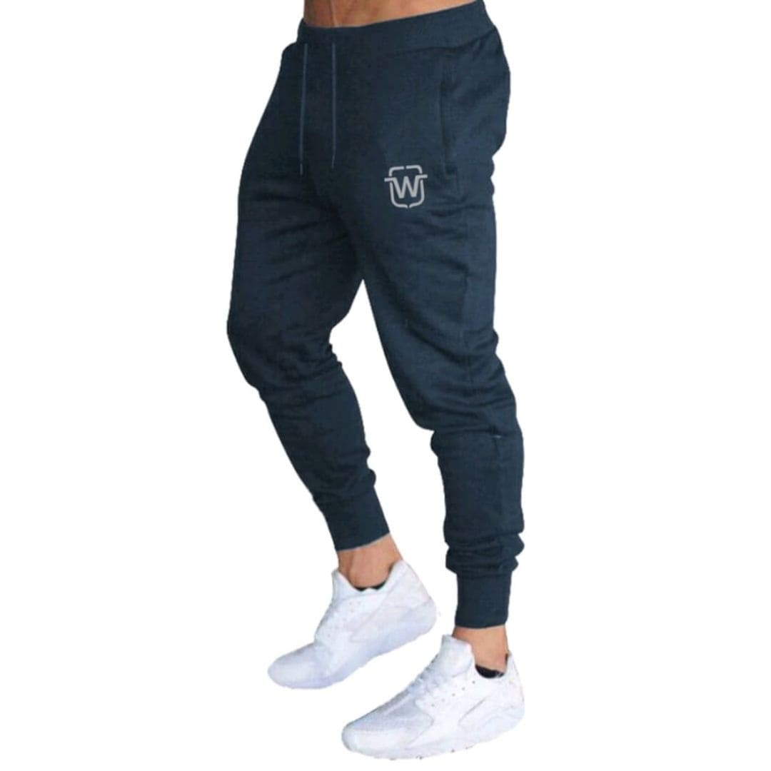 Calça Masculina Moletom Skinny Azul Marinho