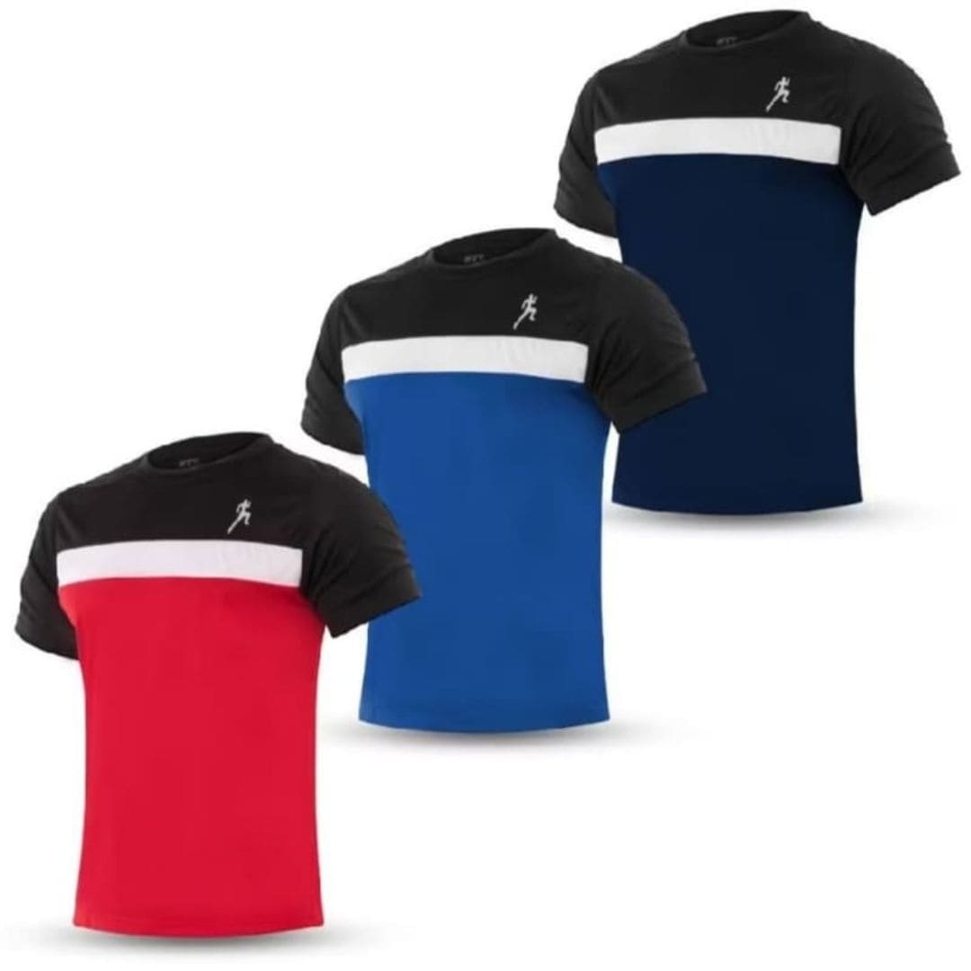 Kit 3 Camisas Masculina Dry-Fit Sports