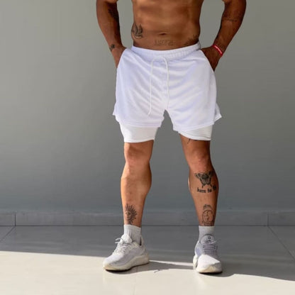 Shorts Masculino Dri-Fit Esportivo 2 em 1 treino