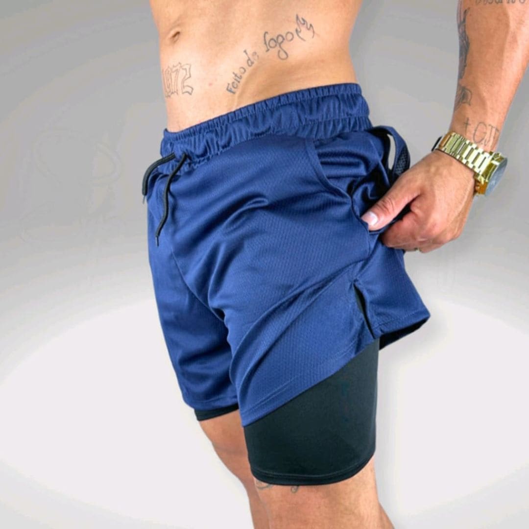 Shorts Masculino Dri-Fit Esportivo 2 em 1  confortavel