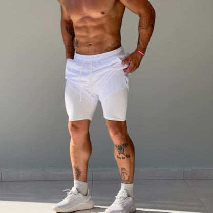 Shorts Masculino Dri-Fit Esportivo 2 em 1 crossfit