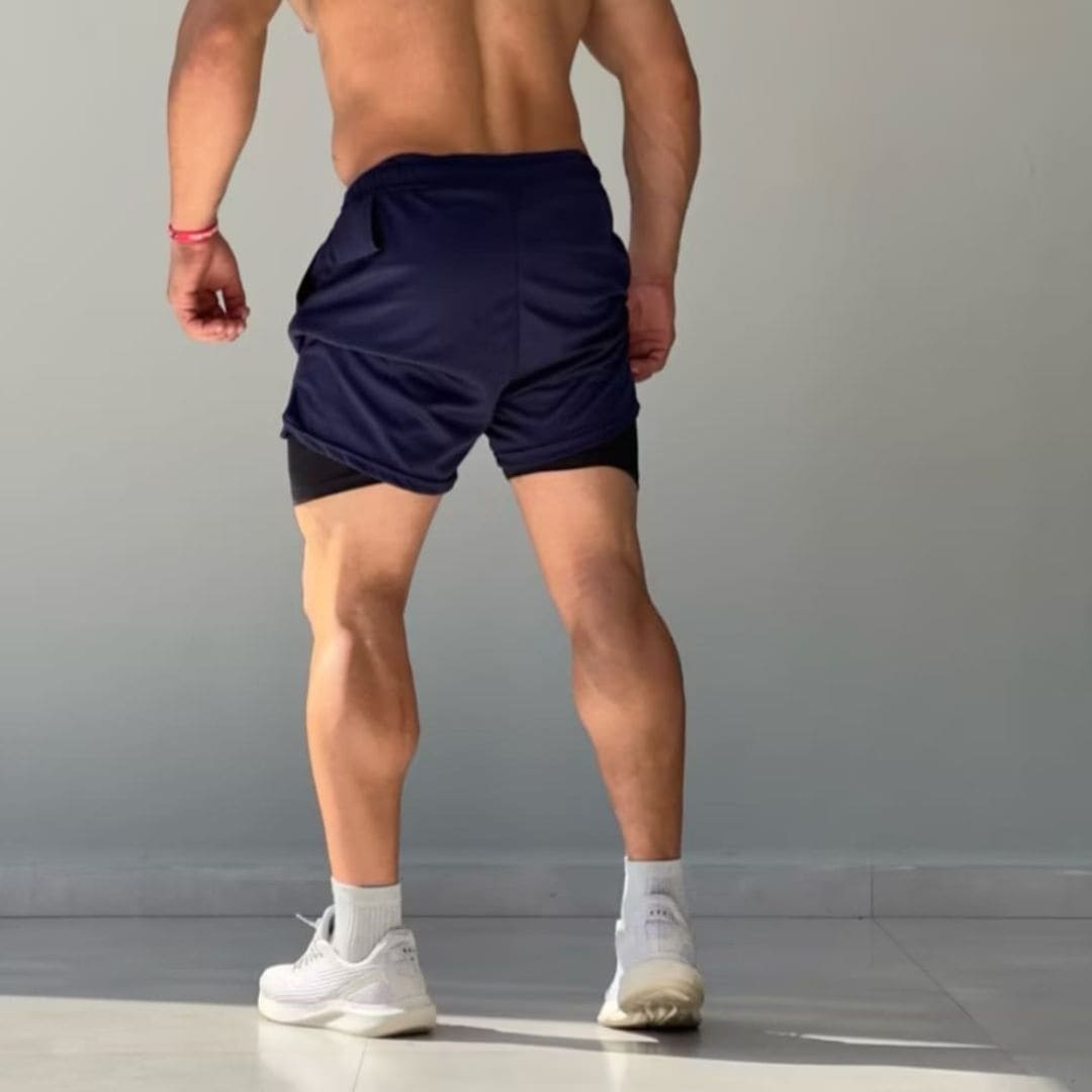 Shorts Masculino Dri-Fit Esportivo 2 em 1 futebol