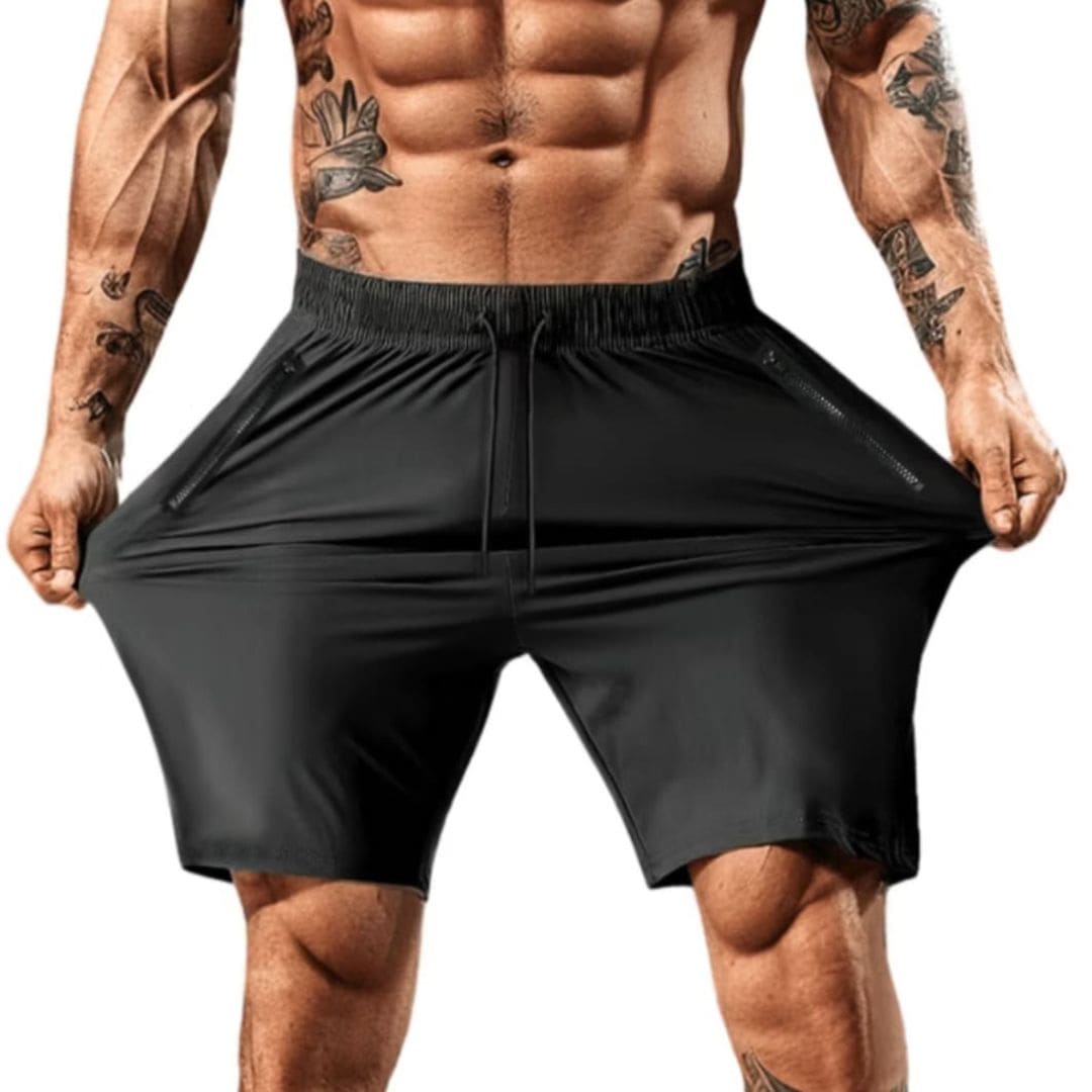 Shorts Masculino Tactel com Elastano Preto